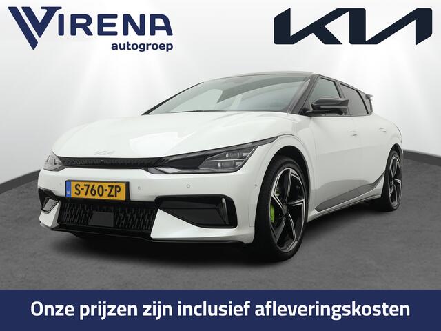 KIA EV6 GT AWD 77.4 kWh - 585PK - Kuipstoelen - Panoramadak - Meridian Audio - Apple CarPlay/Android Auto - Fabrieksgarantie tot 03-01-2030