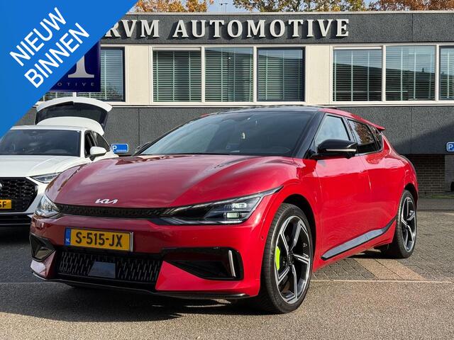 KIA EV6 GT AWD 77.4 kWh 585PK!| PANO | KIA GARANTIE T/M 2029 | STOEL/STUUR VERW. | 360 CAMERA| ELEK. ACHTERKLEP| HEAD-UP| MERIDIAN AUDIO|