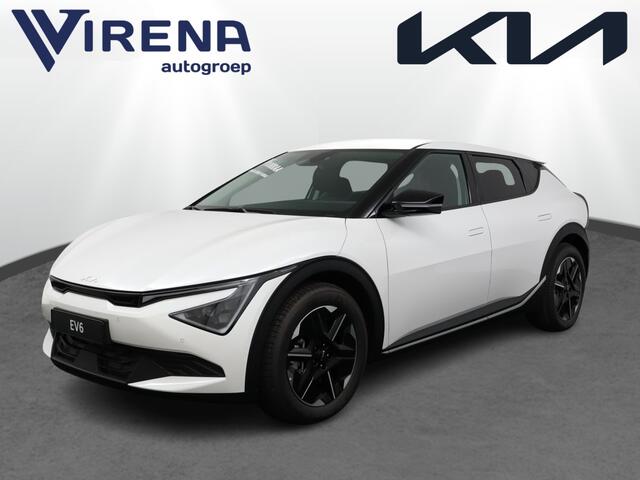 KIA EV6 Light Edition 63 kWh - Navigatie - Adaptive cruise control - Stoel/stuur verwarming - Apple Carplay/Android Auto - Climate Control - Achteruitrij camera - Fabrieksgarantie tot 04-2032
