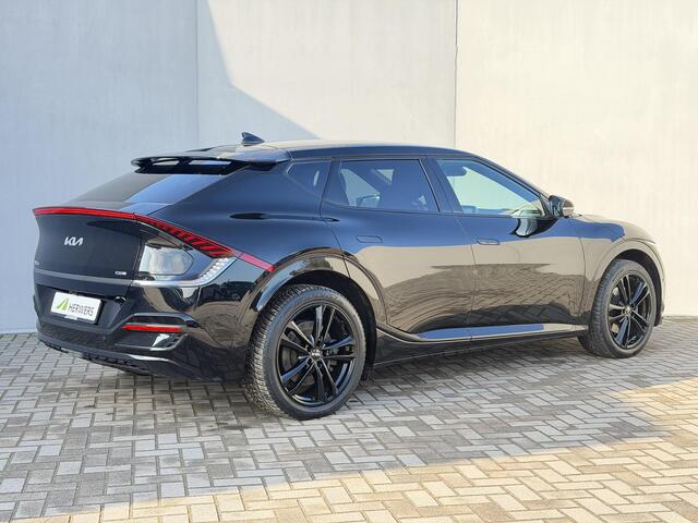 KIA EV6 GT-Line AWD 77.4 kWh / 325 Pk / Fabrieksgarantie tot 12-2028 / Dealer Onderhouden / HUD / 360 Camera / Dodehoek / Navigatie / Apple Carplay & Android Auto / Stoelverwarming & Stuurwielverwarming / Stoelventilatie / Elektr. Stoelen / Meridian Surround Audi