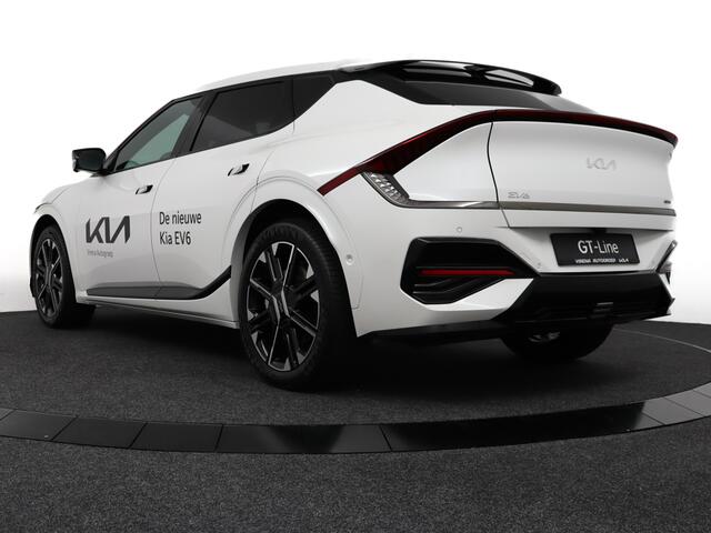 KIA EV6 GT-Line 84 kWh - *DEMO* - Direct leverbaar - Facelift - LED - Stoel-/stuurverwarming - Panorama dak - Fabrieksgarantie tot 09-2031