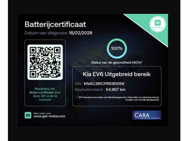 KIA EV6 Plus Advanced AWD 77.4 kWh Trekhaak / Panoramadak / SOH 100 %