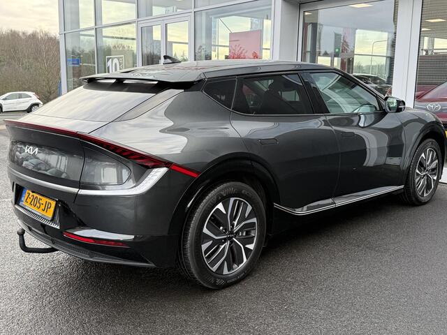 KIA EV6 Plus 77.4 kWh Trekhaak 13-polig, stoel ventilatie, stuur- & stoelverwarming, achterbank verwarmd, parkeersensoren, adaptieve cruise control, navigatie Apple CarPlay/Android Auto