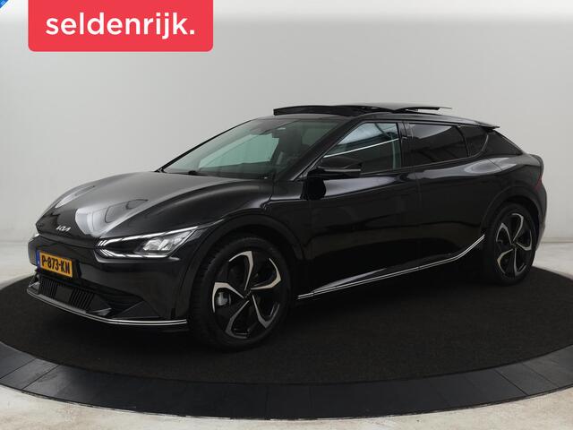 KIA EV6 Plus Advanced 77.4 kWh | SOH 100% | Panoramadak | Trekhaak | Stoelventilatie | Leder | Meridian Surround | Warmtepomp | Achterbankverwarming | Adaptive cruise | Vehicle-to-load | Carplay | Camera