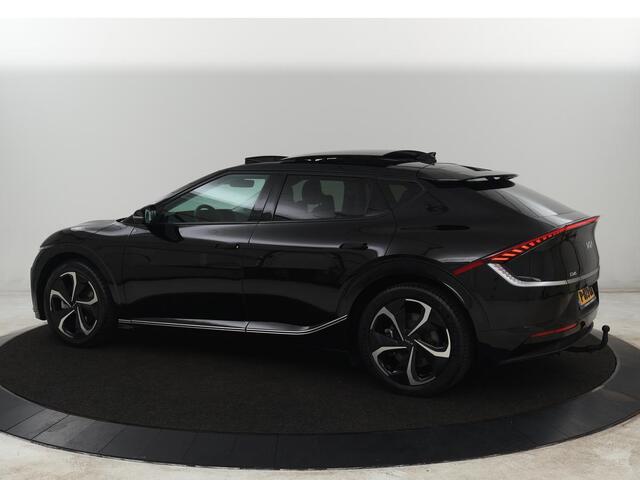 KIA EV6 Plus Advanced 77.4 kWh | SOH 100% | Panoramadak | Trekhaak | Stoelventilatie | Leder | Meridian Surround | Warmtepomp | Achterbankverwarming | Adaptive cruise | Vehicle-to-load | Carplay | Camera