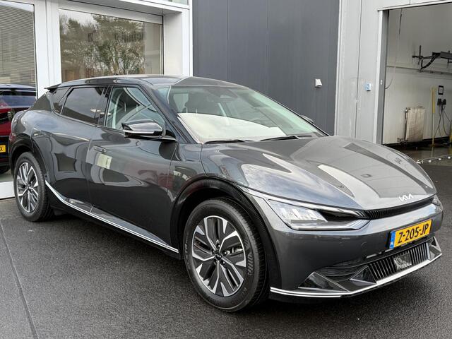 KIA EV6 Plus 77.4 kWh Trekhaak 13-polig, stoel ventilatie, stuur- & stoelverwarming, achterbank verwarmd, parkeersensoren, adaptieve cruise control, navigatie Apple CarPlay/Android Auto