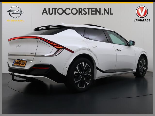 KIA EV6 GT-Line 77.4 kWh SOH 95% Panoramadak V2L Warmtepomp Trekhaak Head-Up Display Meridian®-Surround Adap.Cruise Matrix Led 360°Camera Navi Ecc Stoel+Stuurverwarming Stoel Massage+Ventilatie Elek.Stoelen+Memory Elek.Achterklep Privacy Glas Dealeronderhouden 1e