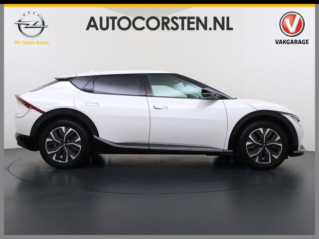 KIA EV6 Plus Long Range 77.4kWh Trekhaak Warmtepomp Leder+Ventilatie+Verwarming Camera Adap.Cruise Meridian®-Audio Stuur+Achterbankverwarming Elek.Stoelen+Memory Navi Ecc SOH 100% Elek.Achterklep Apple Carplay Android Auto Privacy Glas Pdc Lmv Led DAB 1.600KG Tre
