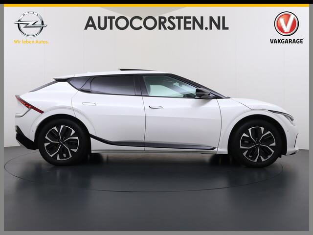 KIA EV6 GT-Line 77.4kWh Warmtepomp Trekhaak Panoramadak Head-Up Display Meridian®-Audio Stoelkoeling+Verwarming Elek.Stoelen+Memory 360°Camera Stuurverwarming Elek.Achterklep Pdc SOH 94% Apple Carplay Android Auto Privacy Glas Lmv Led DAB Isofix Draadloze lader D