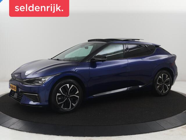 KIA EV6 GT-Line 77.4 kWh | SOH 95,1% | Panoramadak | Memory | Stuur/stoel verwarming | Stoel ventilatie| Meridian sound | Adaptive cruise | Head-up | Carplay | Sfeerverlichting | 360 camera | Park assist