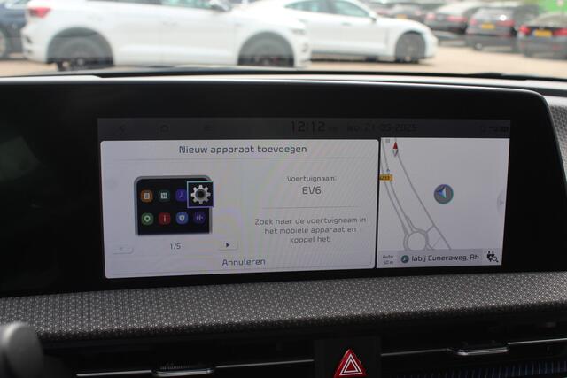 KIA EV6 Plus AWD 77.4 kWh / Trekhaak / Camera / V2L / Leder / CarPlay / 20'' / Keyless / Ventilatie+Verwarmd / Dodehoek / DAB / ACC / Warmtepomp