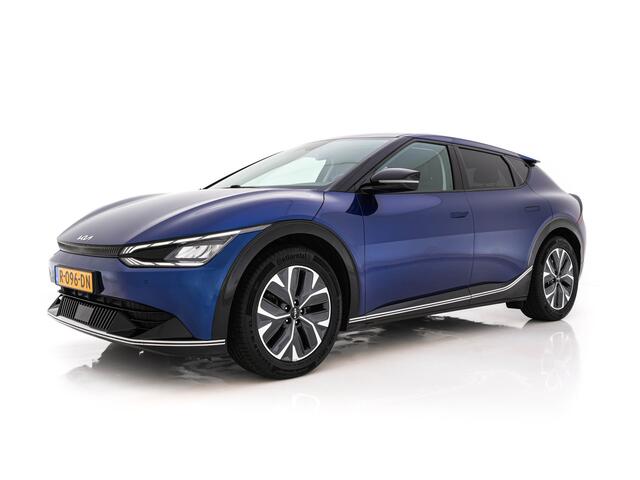 KIA EV6 Plus 77.4 kWh [3-Fase-11kW] {SoH-96%} (INCL-BTW) Aut. *LEATHER | ADAPTIVE-CRUISE | DIGI-COCKPIT | MERIDIAN-AUDIO | MEMORY-PACK | FULL-LED | KEYLESS | CAMERA | DAB | BLIND-SPOT | NAVI-FULLMAP | PRIVACY-GLASS | AMBIENT-LIGHT | 19''