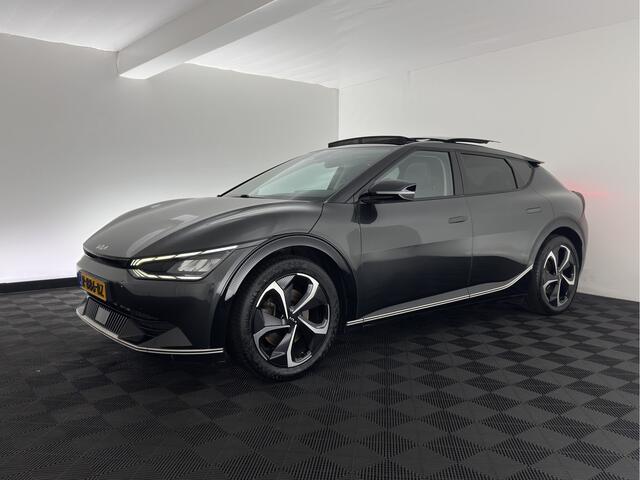 KIA EV6 Plus Advanced 77.4 kWh [3-Fase-11kW] {SoH-93%} (INCL.BTW) Aut. *PANO | LEATHER | ADAPTIVE-CRUISE | DIGI-COCKPIT | MERIDIAN-AUDIO | MEMORY-PACK | FULL-LED | KEYLESS | CAMERA | DAB | BLIND-SPOT | NAVI-FULLMAP | PRIVACY-GLASS | AMBIENT-L