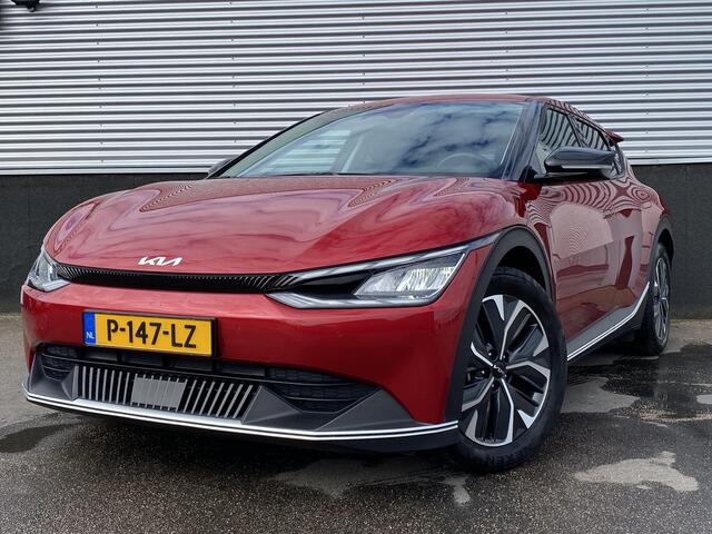 KIA EV6 Air 58 kWh Navigatie, dodehoekdetectie, stoel- & stuurverwarming, Apple CarPlay/Android Auto, parkeersensoren rondom