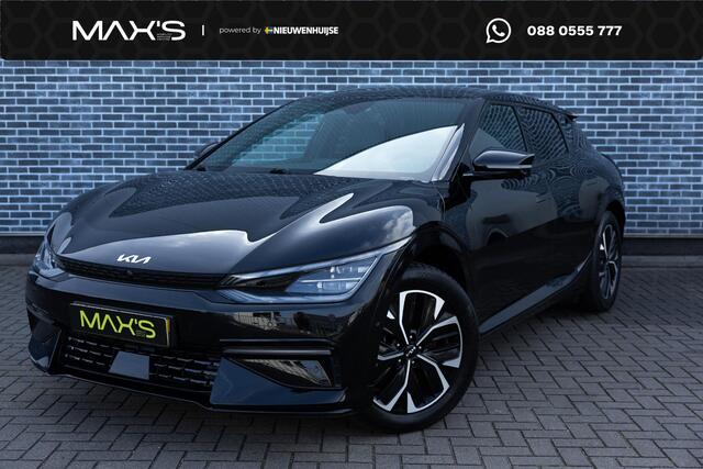 KIA EV6 GT-Line 77.4 kWh | Warmtepomp | Panoramadak | Head-up Display | 360 Graden Camera | Keyless Entry | Elektrische Achterklep | Elektrisch Verstelbare Voorstoelen | Stoelventilatie | Stoelverwarming voor en achter | Navigatie | Apple Carplay | Android Auto