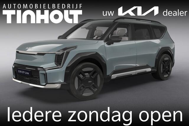 KIA EV9 GT-Line AWD 6p. 99.8 kWh - Direct uit voorraad leverbaar - Iceberg Green