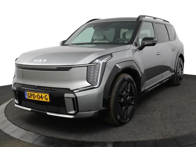 KIA EV9 GT-Line AWD 99.8 kWh - SOH 98,9% Apple Carplay/Android Auto - Cruise Control - Dodehoekdetectie - Elektrische Glazen Schuif-/Kanteldak - Navigatie - Stoel/Stuur Verwarming - Fabrieksgarantie tot 10-2031