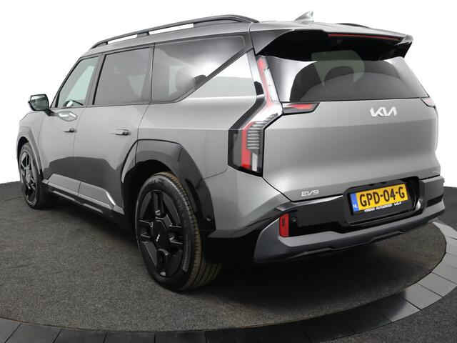 KIA EV9 GT-Line AWD 99.8 kWh - SOH 98,9 % Apple Carplay/Android Auto - Cruise Control - Dodehoekdetectie - Elektrische Glazen Schuif-/Kanteldak - Navigatie - Stoel/Stuur Verwarming - Fabrieksgarantie tot 10-2031