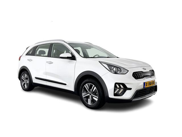KIA Niro 1.6 GDi Hybrid DynamicLine (INCL-BTW) Aut. *NAVI-FULLMAP | KEYLESS | ADAPTIVE-CRUISE | 1/2-LEATHER | CAMERA | ECC | PDC | LANE-ASSIST | COMFORT-SEATS | SHIFT-PADDLES | TOWBAR | 16"ALU*