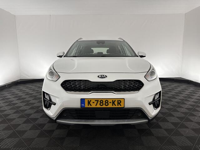 KIA Niro 1.6 GDi Hybrid DynamicLine (INCL-BTW) Aut. *NAVI-FULLMAP | KEYLESS | ADAPTIVE-CRUISE | 1/2-LEATHER | CAMERA | ECC | PDC | LANE-ASSIST | COMFORT-SEATS | SHIFT-PADDLES | TOWBAR | 16"ALU*