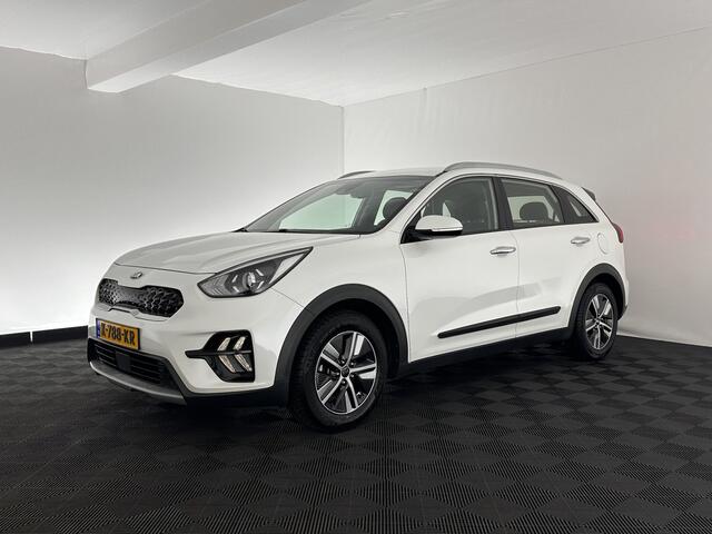 KIA Niro 1.6 GDi Hybrid DynamicLine (INCL-BTW) Aut. *NAVI-FULLMAP | KEYLESS | ADAPTIVE-CRUISE | 1/2-LEATHER | CAMERA | ECC | PDC | LANE-ASSIST | COMFORT-SEATS | SHIFT-PADDLES | TOWBAR | 16"ALU*