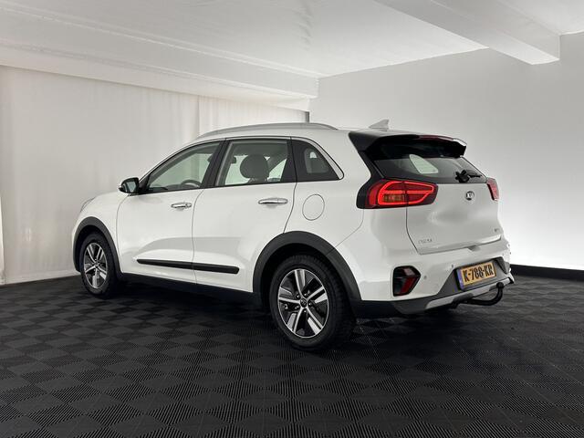 KIA Niro 1.6 GDi Hybrid DynamicLine (INCL-BTW) Aut. *NAVI-FULLMAP | KEYLESS | ADAPTIVE-CRUISE | 1/2-LEATHER | CAMERA | ECC | PDC | LANE-ASSIST | COMFORT-SEATS | SHIFT-PADDLES | TOWBAR | 16"ALU*