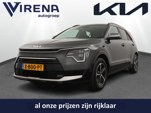 KIA Niro 1.6 GDi Hybrid DynamicPlusLine Apple Carplay/Android Auto - Cruise Control Adaptief - Dodehoekdetectie - LED Komlampen - Navigatie - Stoel-/stuur verwarming Fabrieksgarantie tot 01-2031