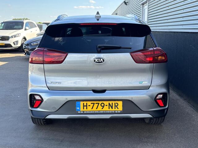 KIA Niro 1.6 GDi Hybrid DynamicPlusLine Navigatie, Stoel- & Stuurwielverwarming, 18" LMV, Smart Key, Lichtmetalen velgen, Achteruitrijcamera, Parkeersensoren voor + achter, complete historie