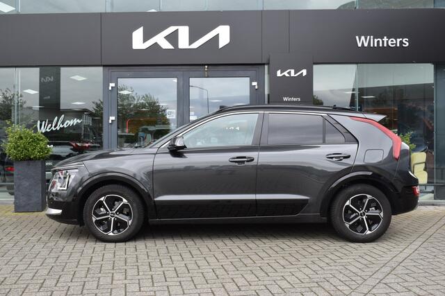 KIA Niro 1.6 GDi Hybrid DynamicPlusLine DCT6-Autom. | Cruise Control Adaptief | Navigatie | Leder | StoelVerwarming | Schuif/Kanteldak | Tot 10Jr. Kia-Garantie