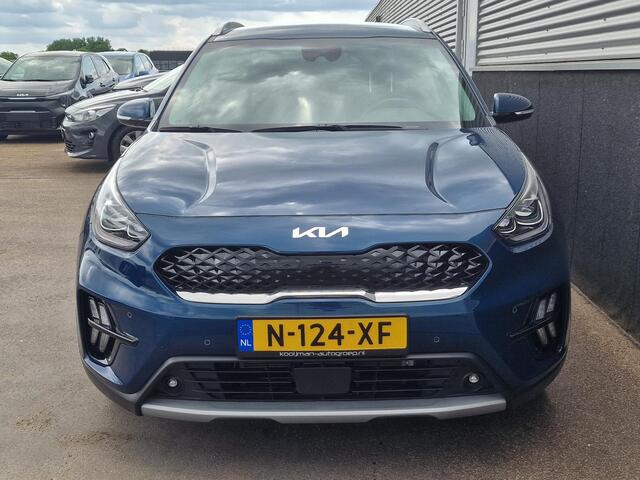 KIA Niro 1.6 GDi Hybrid DynamicPlusLine Trekhaak, Navigatie, Nieuw geleverd, 1e eign. Dealeronderhouden, Stoel- & Stuurwiel verwarmd, Lederen bekleding