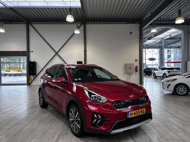 KIA Niro 1.6 GDi Hybrid 140pk DynamicPlusLine | Trekhaak | Adapt. Cruise | Stoelverwarming | 1/2 leer | Camera | 18"LMV |