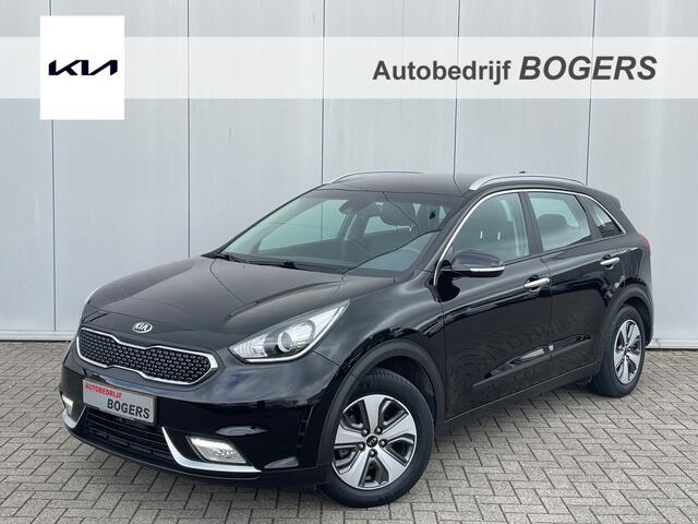 KIA Niro 1.6 GDi Hybrid First Edition Navigatie, Climate Control, Cruise Control, Half Leder, Trekhaak alleen voor Fietsendrager
