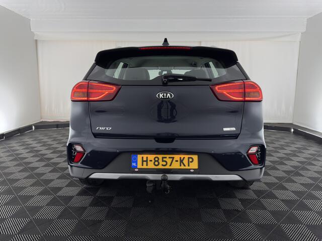 KIA Niro 1.6 GDi Hybrid DynamicLine (INCL-BTW) Aut. *ADAPTIVE-CRUISE | LEATHER-FABRIC | NAVI-FULLMAP | HEATED-COMFORTSEATS | CAMERA | DAB+ | KEYLESS | ECC | DIGI-COCKPIT | SHIFT-PADDLES | LANE-ASSIST | PDC | TOWBAR | 16''ALU*
