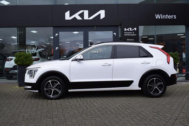 KIA Niro 1.6 GDi Hybrid DynamicPlusLine DCT6-Autom. | Cruise Control Adaptief | Navigatie | Leder | Stoel+StuurVerwarming | Schuif-Kanteldak | Tot 10Jr. Kia-Garantie
