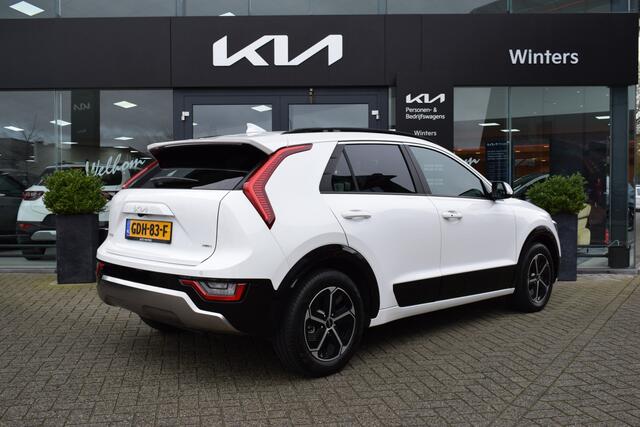 KIA Niro 1.6 GDi Hybrid DynamicPlusLine DCT6-Autom. | Cruise Control Adaptief | Navigatie | Leder | Stoel+StuurVerwarming | Schuif-Kanteldak | Tot 10Jr. Kia-Garantie