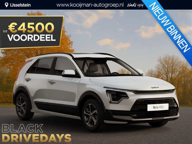 KIA Niro 1.6 GDi Hybrid ComfortLine ¤31.295,- RIJKLAAR! Nu ¤4.500,- voordeel! Nu extra scherp geprijsd!