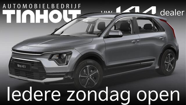 KIA Niro 1.6 GDi Hybrid DynamicLine - Direct uit voorraad leverbaar - STEEL GREY