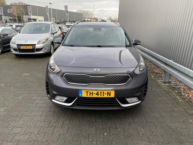 KIA Niro 1.6 GDi Hybrid DynamicLine AUTOMAAT, 146Dkm.NAP, Half Leer, Clima, Navi, CC, PDC, LM, Afn.Trekh, - Inruil Mogelijk -