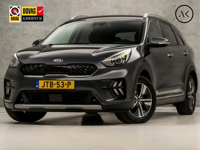 KIA Niro 1.6 GDi Hybrid DynamicLine Automaat (APPLE CARPLAY, GROOT NAVI, CAMERA, LEDER, SPORTSTOELEN, ADAPTIVE CRUISE, KEYLESS, GETINT GLAS, NIEUWE APK, NIEUWSTAAT)