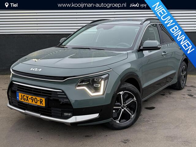 KIA Niro 1.6 GDi Hybrid DynamicPlusLine Zo goed als nieuw! Schuif/kanteldak, NL-auto, Stoel- & Stuurwiel verwarmd, Parkeersensoren, Leder