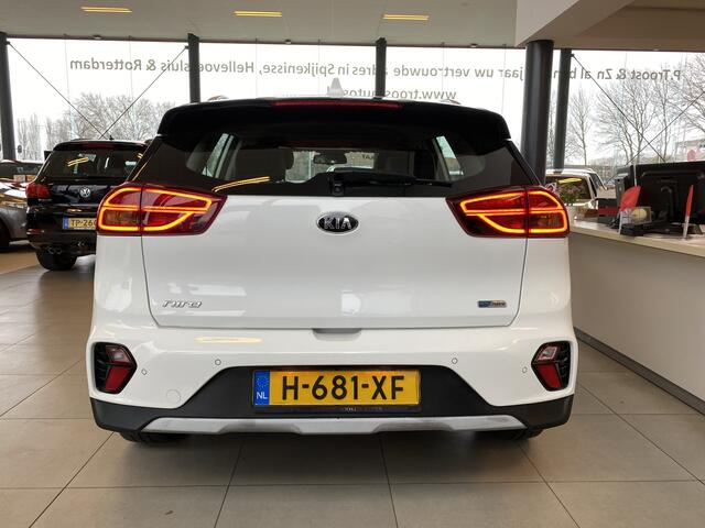 KIA Niro 1.6 GDi Hybrid DynamicLine ,Automaat,Navigatie,Achteruitrijcamera,Climate& Adaptive Cruisecontrol,Spraakbediening,Lane Assist,DAB,Halfleder/Stof,16 Inch Lmv