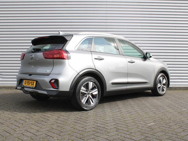 KIA Niro 1.6 GDi Hybrid Edition | Trekhaak | Camera | Cruise adapt. | Clima | Apple Carplay | Android Auto | 16" LM | Half leer/stof |