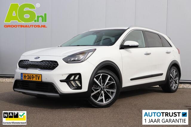 KIA Niro 1.6 GDi Hybrid Style Edition Half Leder Carplay Android Navigatie Achteruitrijcamera Blind Spot Adaptive Cruise Control Rijstrooksensor Parkeersensor