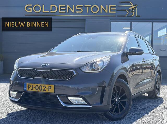 KIA Niro 1.6 GDi Hybrid First Edition SOH 100%,2e Eigenaar,Navi,Camera,Dealer Onderhouden,Trekhaak,Pdc,Halfleder,Carplay,Clima,Cruise,N.A.P,142pk,Nieuwe Apk bij Aflevering
