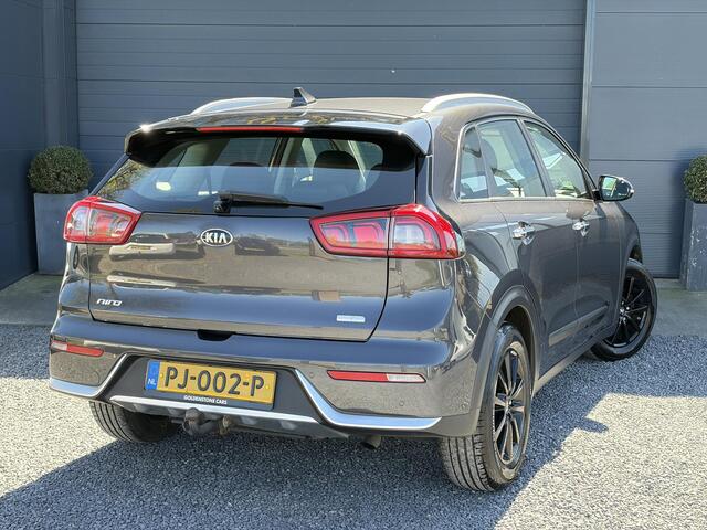 KIA Niro 1.6 GDi Hybrid First Edition SOH 100%,2e Eigenaar,Navi,Camera,Dealer Onderhouden,Trekhaak,Pdc,Halfleder,Carplay,Clima,Cruise,N.A.P,142pk,Nieuwe Apk bij Aflevering
