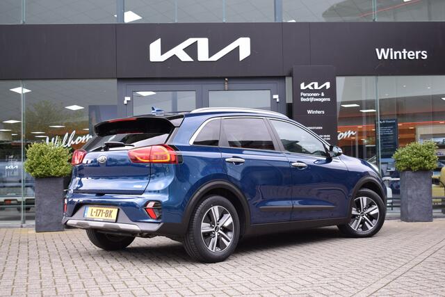 KIA Niro 1.6 GDi Hybrid DynamicPlusLine Leder | Stoel/Stuurverwarming | Navigatie | Dodehoek Detectie | Keyless | PDC | Tot 10Jr. Kia-Garantie |