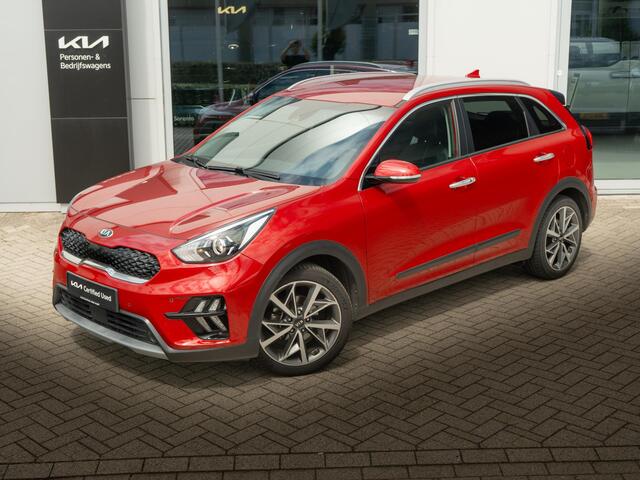 KIA Niro 1.6 GDi Hybrid DynamicPlusLine | Stoel en stuurverwarming| Navigatie | Achteruitrijcamera | Trekhaak |