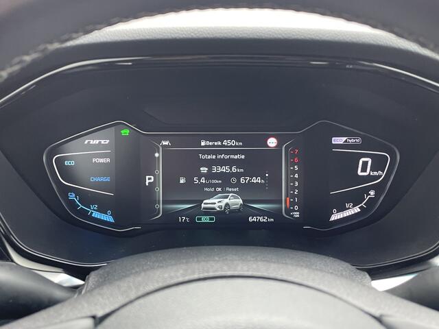 KIA Niro 1.6 GDi Hybrid DynamicPlusLine Navigatie, Climate Control, Adaptive Cruise Control, Leder, Stoel/Stuurverwarming