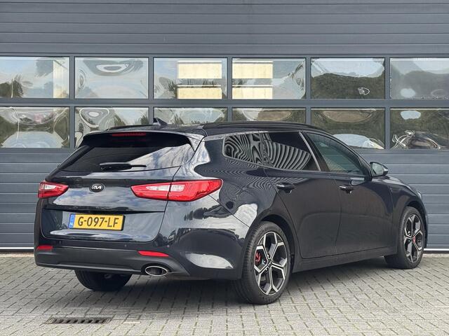 KIA OPTIMA SPORTSWAGON 1.6 T-GDI DYNAMICPLUSLINE I AUTOMAAT I SCHUIF/KANTELDAK I HARMAN KARDON I STOELVERWARMING I P-CAMERA