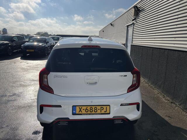 KIA PICANTO 1.0 DPi GT-Line Navigatie, Lederen bekleding, ALL-season banden, Parkeersensoren, zeer nette auto welke nieuwe geleverd door Kooijman is. BTW-auto